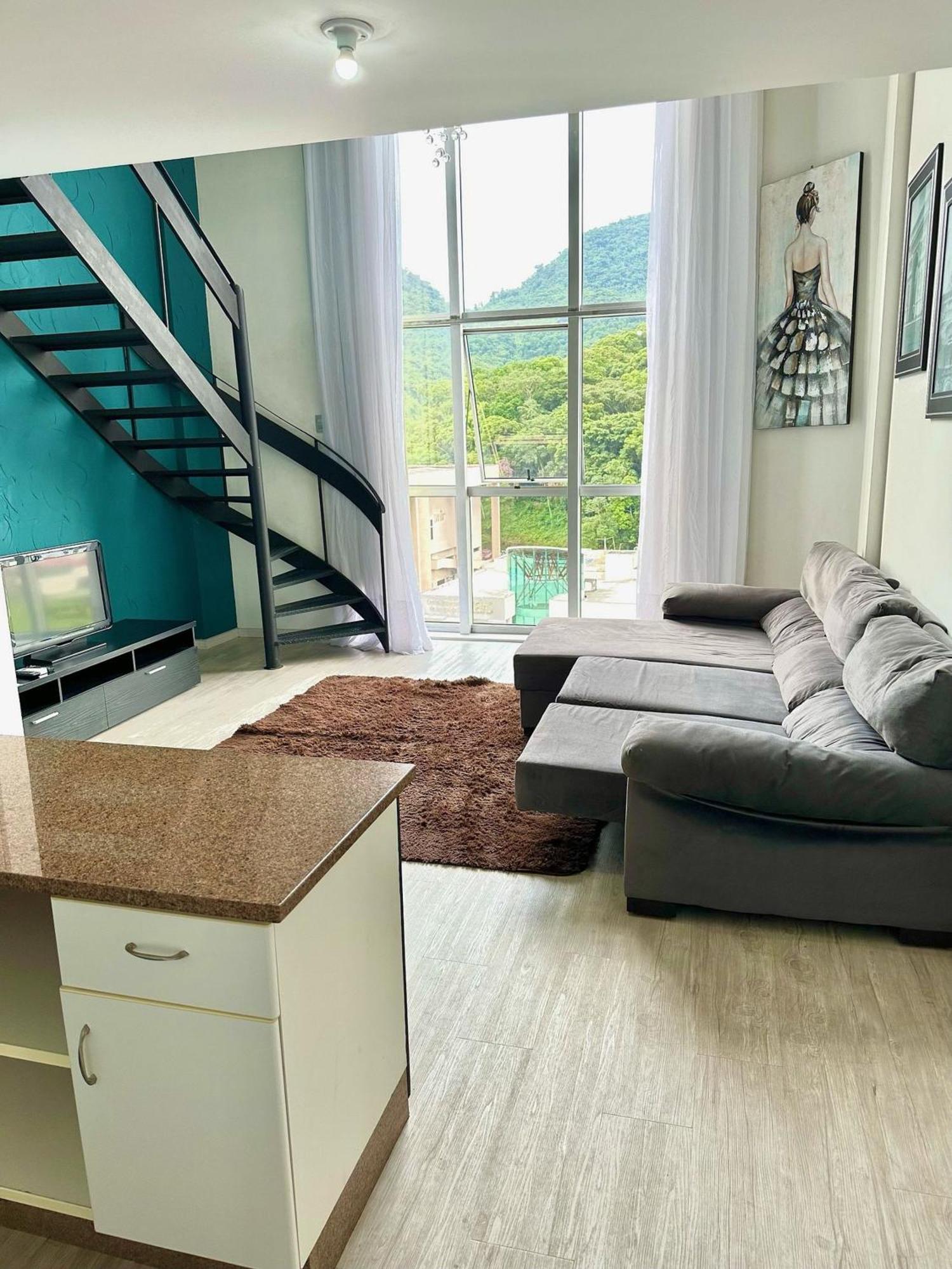 Saint Sebastian Flat 603- Com Hidro! Ate 3 Pessoas, Duplex, No Centro Villa Jaragua do Sul Bagian luar foto